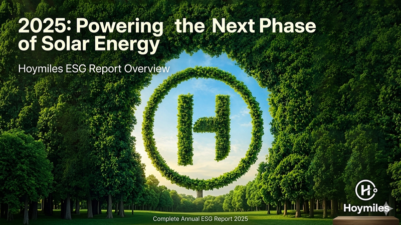Hoymiles Releases 2025 Sustainability Report