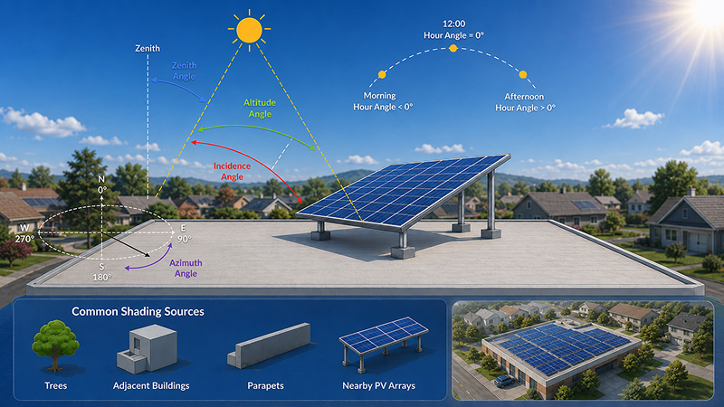 Understanding Solar Angles for Better PV System Design