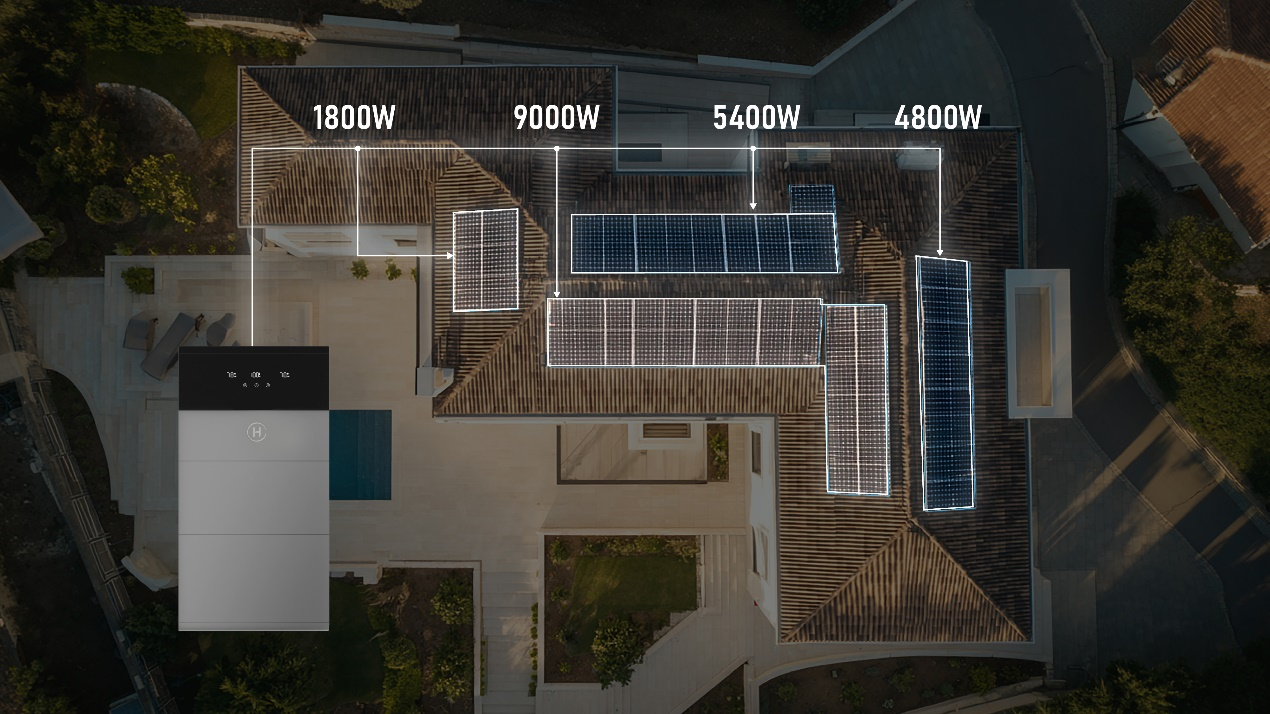 Residential rooftop solar panels with 4 MPPT channels for maximum energy yield efficiency.png